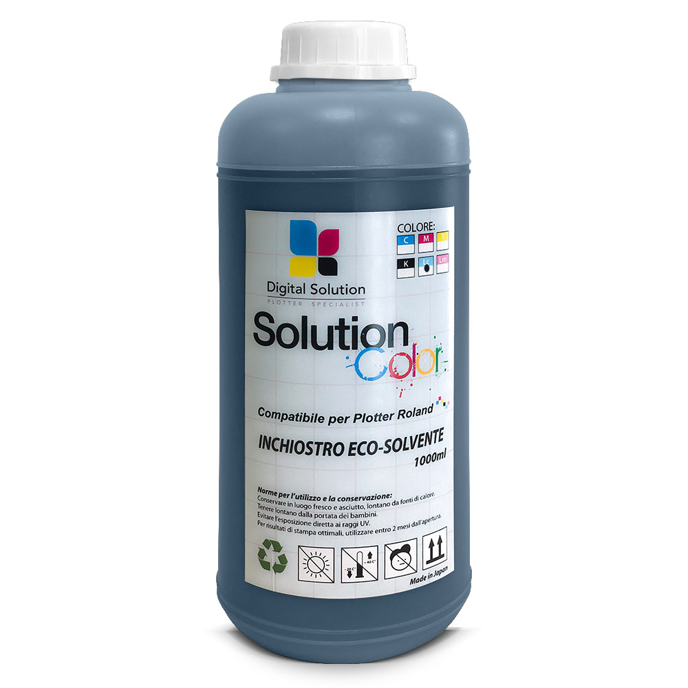 Inchiostro Eco Solvente<br>“Solution Color” LIGHT CYAN (compatibili)