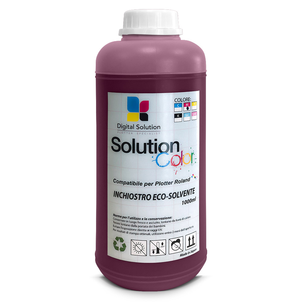 Inchiostro Eco Solvente<br>“Solution Color” MAGENTA (compatibili)
